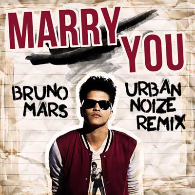 Musique mariage playlist fête de noces Bruno Mars Marry you