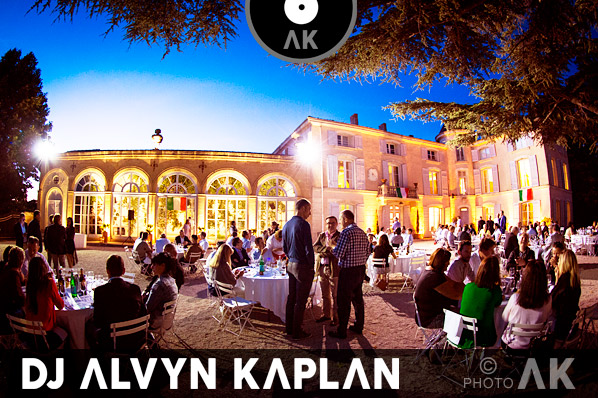 Musique cocktail entreprise animation DJ événementiel château d'Alphéran Salon de Provence