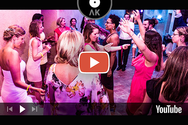 Vidéo animation DJ mariage en Provence chapelle Saint-Bacchi